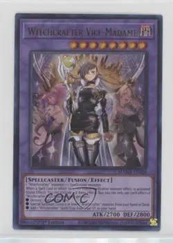 Witchcrafter Vice-Madame 1st Ed. YuGiOh Magnificent Mavens #MAMA-EN020 7ba - Image 1