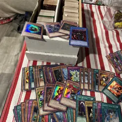 Yugioh 1500+ Cards Bulk Lot Unsearched Mixed Sets Rarities Holographics Foils hp - Image 1