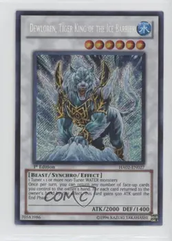Dewloren Tiger King of the Ice Barrier 1st Ed. YuGiOh Hidden Arsenal 2 2010 d7k - Image 1