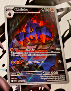 Pokemon Flamme Blanche Francais Card Holo Carte Geolithe 128/086 FR WHT Mint - Image 1