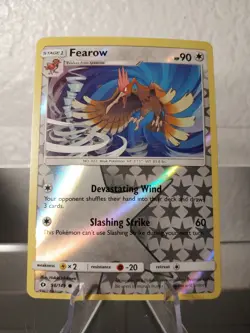 Pokemon - Sun & Moon Base - Fearow 98/149 Reverse Holo LP/NM Card - Image 1