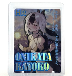 Goddess Story: Onikata Kayoko HR 5M10HR-09 Anime Waifu CCG Trading Card - Image 1