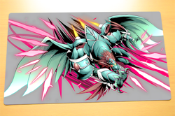 No.1285 Yugioh TCG Playmat Gladiator Beast Gyzarus Custom YGO Card Game CCG Mat - Image 1
