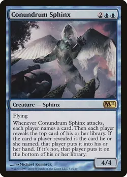 2x Conundrum Sphinx - Foil Magic 2011 LP MTG - Image 1
