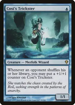 2x Cosi's Trickster Zendikar LP MTG - Image 1
