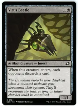 Virus Beetle - 0124 - Edge of Eternities - MTG - NM Ships Now - Image 1