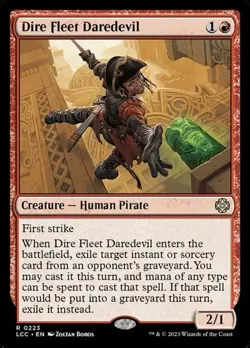 2x Dire Fleet Daredevil LCC NM MTG - Image 1