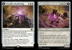 2x Unstable Glyphbridge // Sandswirl Wanderglyph LCI NM MTG - Image 1