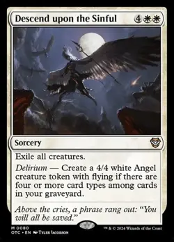 2x Descend upon the Sinful OTJC LP MTG - Image 1