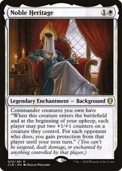 2x Noble Heritage - Foil CLB LP MTG - Image 1