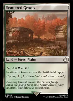 2x Scattered Groves PIP NM MTG - Image 1