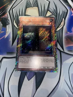 Yugioh RA04-EN150 Maxx C Platinum Secret Rare Card 1st Edition - Image 1