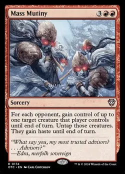 2x Mass Mutiny OTJC NM MTG - Image 1