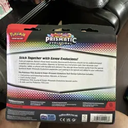 Pokemon TCG Scarlet Violet Prismatic Evolutions Tech Sticker Collection Glaceon - Image 2