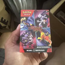 Pokemon TCG Destined Rivals Booster Bundle Sealed New, 6 Pack Booster - Image 1