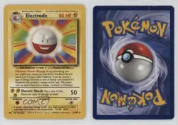 Electrode Pokemon Base Set #21 1999 15fy - Image 3