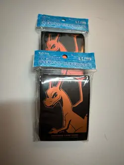 SEALED CHARIZARD FOIL SLEEVES POKEMON CENTER JAPAN POKEMON TCG - Image 1