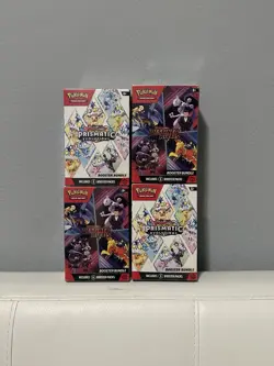 4x Pokemon Booster Bundles ( Destined Rivals X2 ) & ( Prismatic Evolutions X2 ) - Image 1