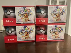 4 POKEMON PRISMATIC EVOLUTIONS ETB ELITE TRAINER BOX & POKEBALL SAMS CLUB BUNDLE - Image 1