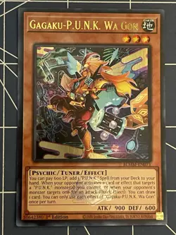 Yugioh Gagaku-P.U.N.K. Wa Gon BLMM-EN071 Ultra Rare 1st Edition Nm - Image 1