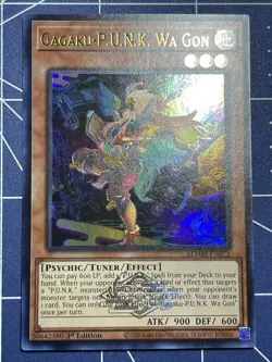 Yugioh Gagaku-P.U.N.K. Wa Gon BLMM-EN071 Ultra Rare 1st Edition Nm - Image 2