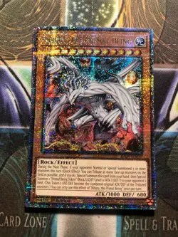 NIBIRU, THE PRIMAL BEING * NEW ART QUARTER CENTURY SECRET RARE RA04-EN030 YUGIOH - Image 1