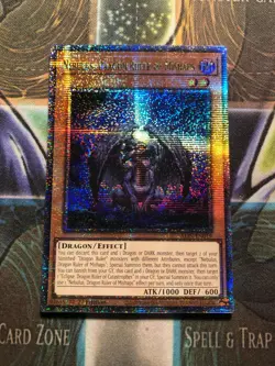NEBULUS, DRAGON RULER OF MISHAPS QUARTER CENTURY SECRET RARE ALIN-EN019 YUGIOH! - Image 1
