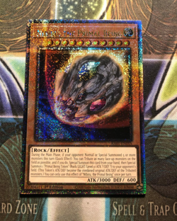 *** NIBIRU, THE PRIMAL BEING *** QUARTER CENTURY SECRET RARE RA01-EN015 YUGIOH! - Image 1