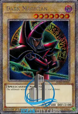 Yugioh RA04-EN106 Dark Magician V5 Platinum Secret Rare - Image 1