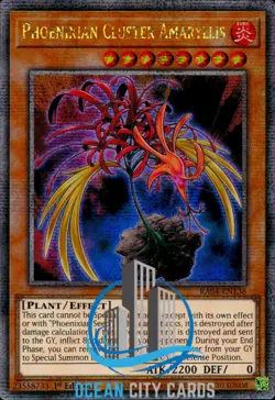 Yugioh Phoenixian Cluster Amaryllis - RA04-EN136 - Quarter Century Rare - Image 1