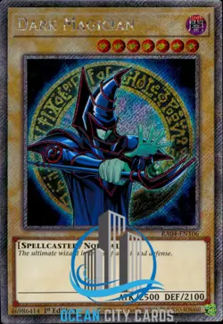 Yugioh RA04-EN106 Dark Magician Platinum Secret Rare 1st Edition - Image 1
