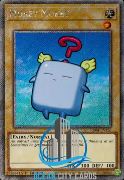 Yugioh RA04-EN126 - Mokey Mokey - Platinum Secret Rare - Image 1