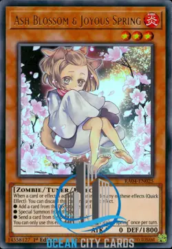 Yugioh Ash Blossom & Joyous Spring Ultra Rare 1st Edition RA04-EN025 - Image 1