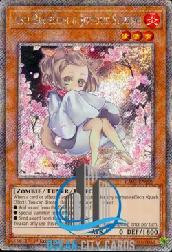 Yugioh Ash Blossom & Joyous Spring RA04-EN025 Platinum Secret Rare - Image 1