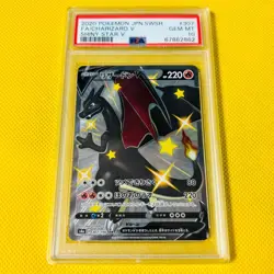 PSA10 GEM MINT Charizard V SSR 2020 FA 307/190 SHINY STAR V Pokemon Card - Image 1