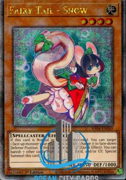 Yugioh RA04-EN269 Fairy Tail - Snow : Quarter Century Secret Rare Card : 1st Ed - Image 1