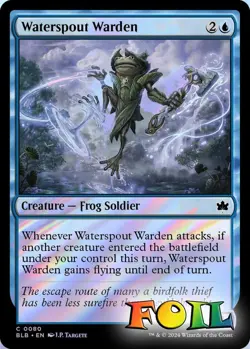 Waterspout Warden 0080 MTG Bloomburrow Common NP Foil - Image 1