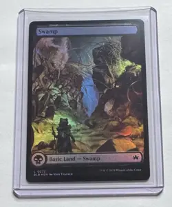 Swamp #272 Bloomburrow Foil Full Art Land MTG NM/M - Image 1