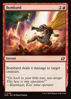 2x Bombard - Foil EOE NM MTG - Image 1