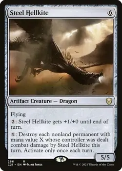 2x Steel Hellkite Commander 2021 NM MTG - Image 1