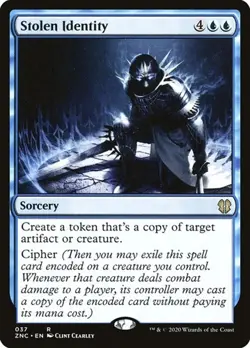 2x Stolen Identity Zendikar Rising Commander NM MTG - Image 1