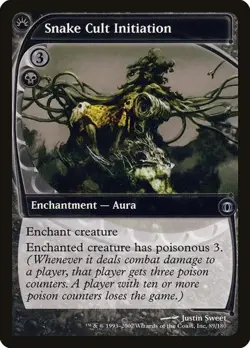 2x Snake Cult Initiation Future Sight LP MTG - Image 1