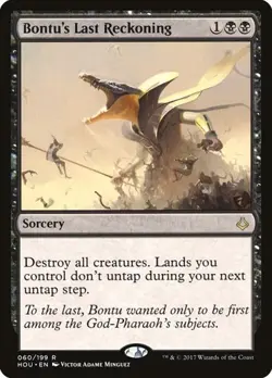 2x Bontu's Last Reckoning Hour of Devastation MP MTG - Image 1