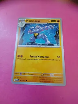 Machopeur Carte Pokemon Jcc Ecarlate & Violet 151 Francais 2023# 067/165 - Image 1