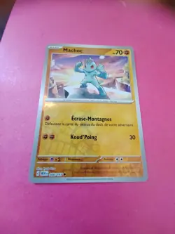 Machoc Brillante Carte Pokemon Jcc Ecarlate & Violet 151 Francais 2023# 066/165 - Image 1