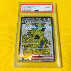 PSA10 GEM MINT Tyranitar ex SR 2023 122/108 RULER OF THE BLACK FLAME Pokemon - Image 1