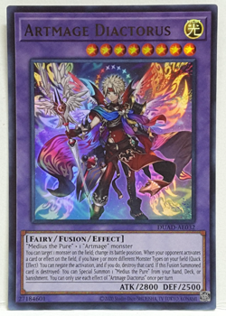 Yugioh Asia-English Artmage Diactorus DUAD-AE032 Ultra Rare - Image 1