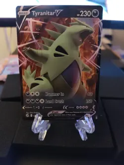 Tyranitar V 158/264 Fusion Strike Ultra Rare Holo Pokemon TCG Card NM SWSH Foil - Image 3