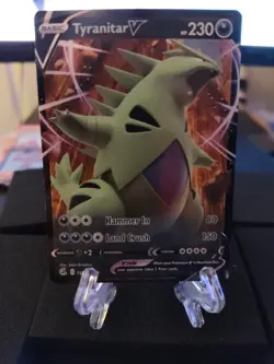 Tyranitar V 158/264 Fusion Strike Ultra Rare Holo Pokemon TCG Card NM SWSH Foil - Image 4