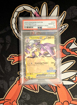 PSA 10 Toxtricity EX (Promo 215) | 2024 Illustration Contest | Pokemon Card - Image 1
